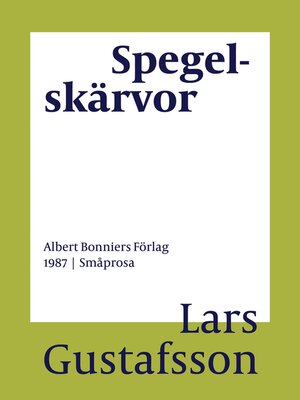 cover image of Spegelskärvor